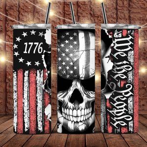 We The People - 1776 - 20oz Skinny Sublimation Tumbler